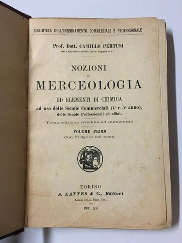 Nozioni merceologia - di,
