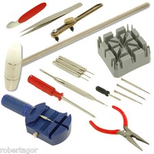 KIT RIPARA OROLOGI APRICASSE TOGLI MAGLIE SET CACCIAVITI RIPARAZIONI CINTURINI