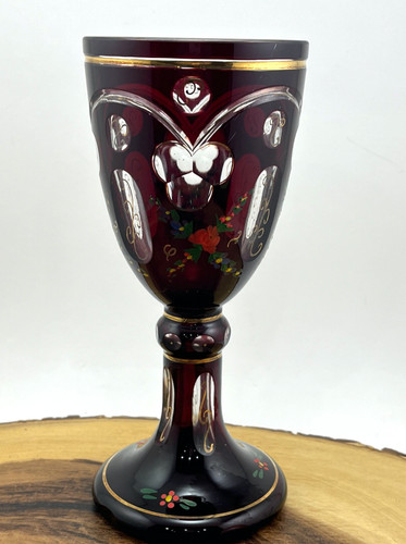 Vtg biedermeier ruby - biedermeier, to