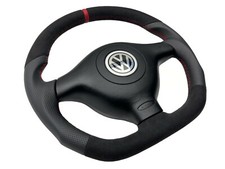 PASSAT 3B Vw GOLF 4 BORA volante volante in pelle Alcantara appiattito con airbag