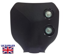 Faro proiettore adatto per Yamaha WR 250 426 F YZ 125 250 Supermoto Motocross NERO