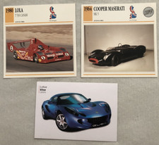 De Agostini - 30 Cards/Schede Tecniche - Auto da Pista Inglesi - Sped.Gratuita