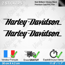 Harley Davidson 2 Adesivi Nero