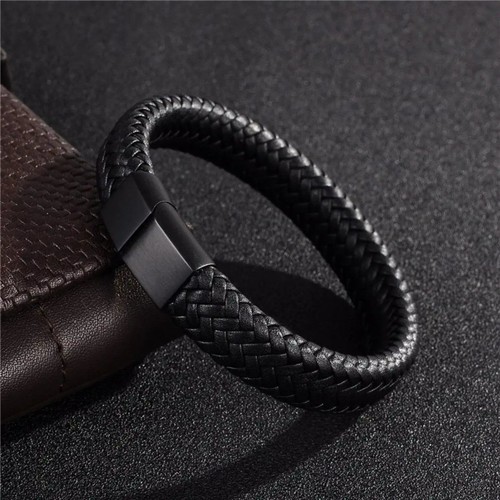 Bracciale uomo retrò - , pelle