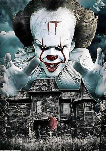 Pennywise clown horror fai - it,