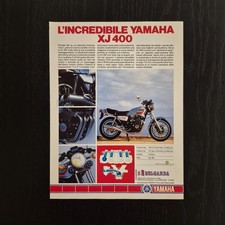 1982 Yamaha XJ 400 - Original AD Advertising Pubblicità Vintage