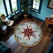Tappeto rustico a bussola