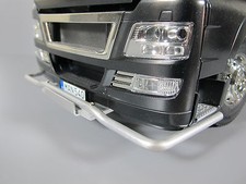 Protezione paraurti anteriore inferiore alluminio Tamiya 1/14 semi MAN TGX 26.540 6x4 XLX camion