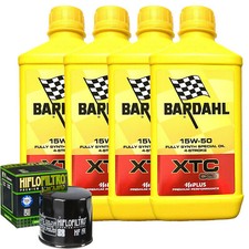 Kit Tagliando Olio Bardahl  XTC 15W50 Per Triumph 800 Bonneville T100 2003>2004