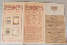 FOLDER 1978 BICENTENARIO TEATRO DELLA SCALA