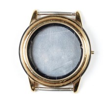 Cassa per Orologio wrist watch case per movimento ETA 2824-5 - Placcata oro