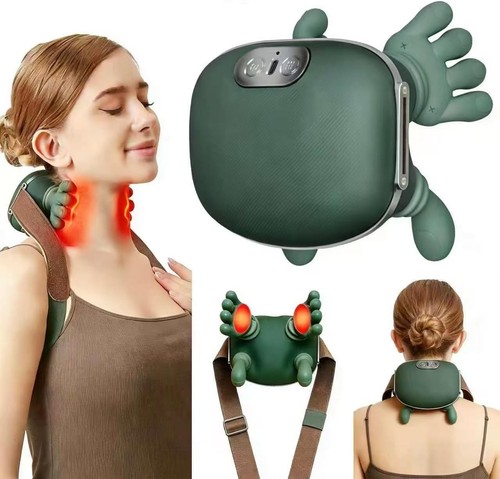 Wireless neck massager with - 4d,