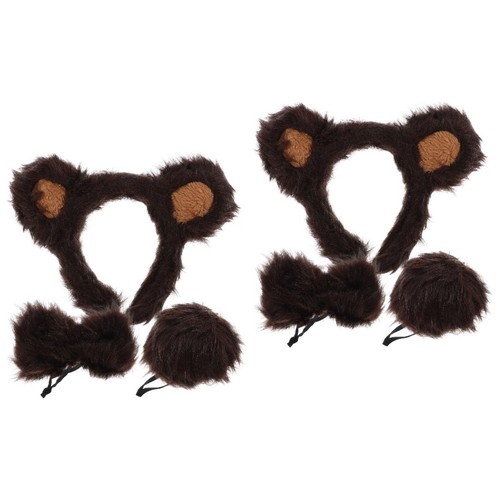Set cerchietto orecchio orso - orso, e