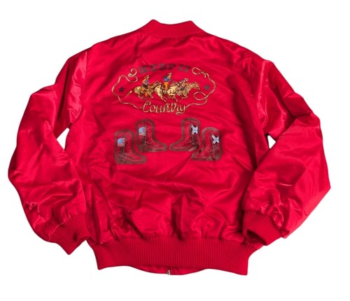 Giacca bomber vintage - bomber, rosso