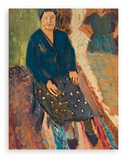 RARO QUADRO DIPINTO GIANCARLO OSSOLA (1935-2015) OLIO TAVOLA OPERA STORICA 55/56