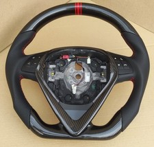 Volante Alfa Romeo Giulietta Mito Cuciture Rosse QV Fibra carbonio Vera pelle