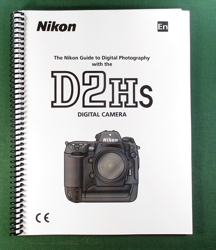Nikon d2hs instruction manual - nikon,