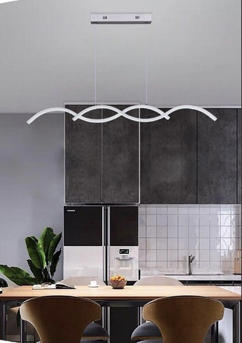 Lampadario led moderno onde - lampadario,