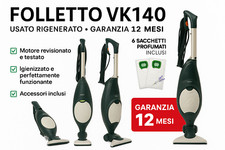 ASPIRAPOLVERE FOLLETTO VK-140 6 sacchetti COMPLETAMENTE REVISIONATA, IGIENIZZATA
