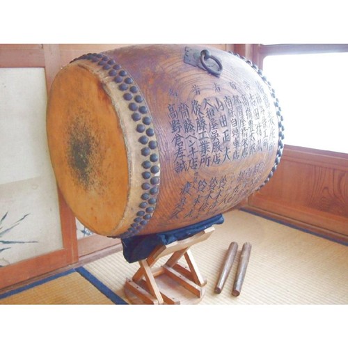 Antico tamburo nagado taiko - antico,
