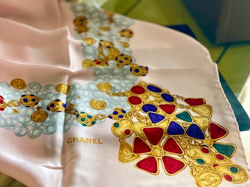 Foulard seta chanel - foulard,