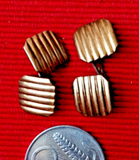 Gemelli  in argento dorato -vintage