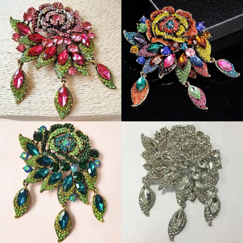 Spilla grande fiore stile - fiore,