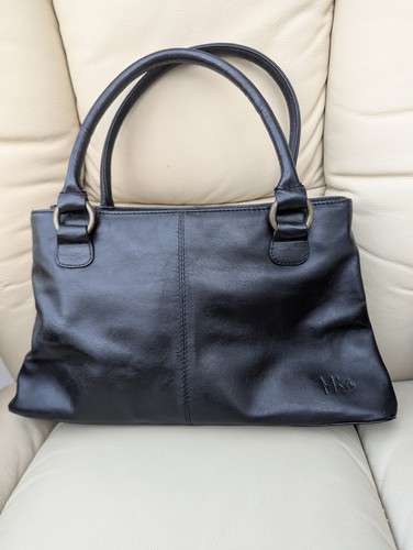 Borsa mia pelle nera - mia., usato