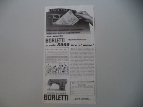 Advertising pubblicità 1958 - pubblicità,