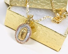 NUOVO 18k oro pieno tricolore