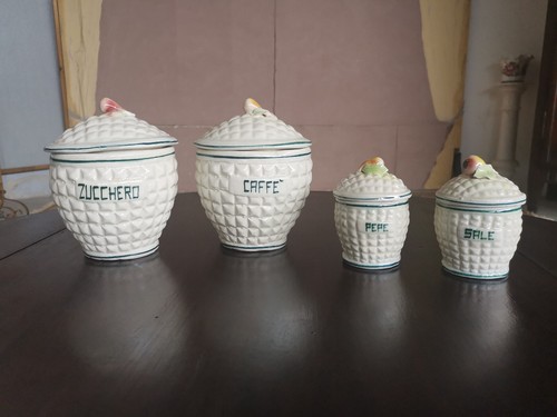 Set vasetti in ceramica - ,