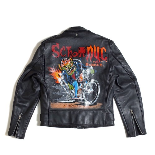 Giacca pelle moto - in, da