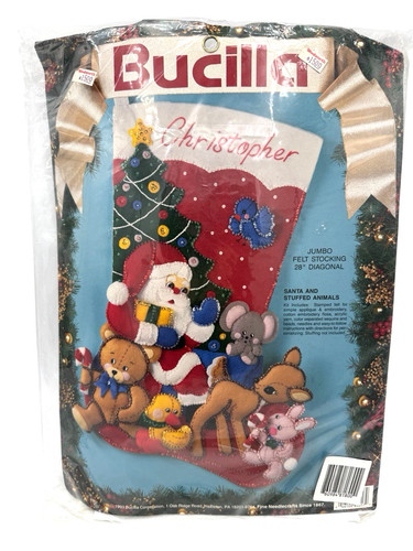 Bucilla jumbo kit calza feltro - jumbo,