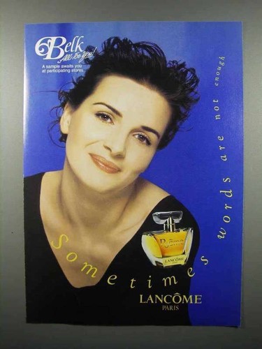 Pubblicità profumi lancome - profumi,