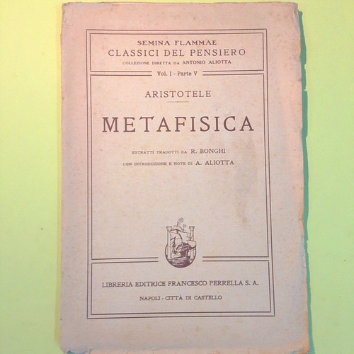 Metafisica aristotele classici - aristotele,