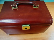 Bauletto Rosso Cuoio Originale 1980 Vintage