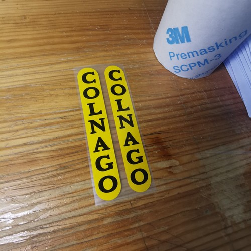 Colnago fork forcella decals - fork,