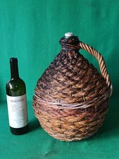 Antica damigiana impagliata - antica,