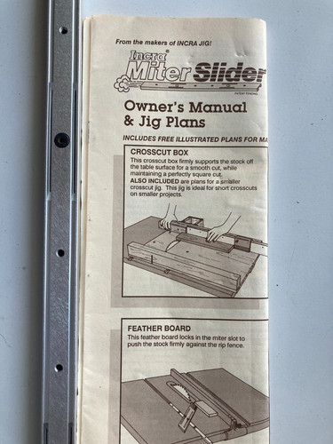 Incra jig miter - incra, rail