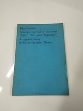CONCEPTS COVERED BY THE TERMS EGO ID AND SUPEREGO - KLAS GUETTLER - 1971