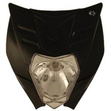 MASCHERA FARO NERO ENDURO