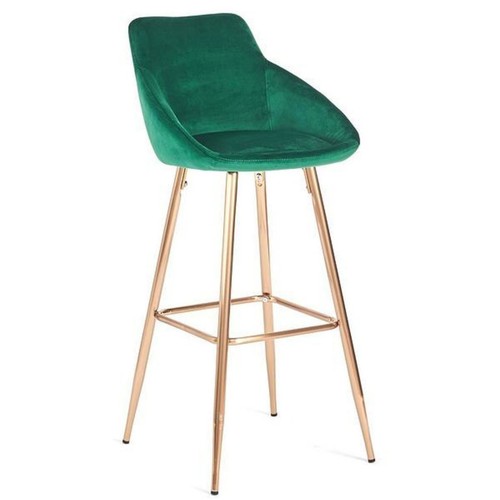Dahlia velvet bar stool padded - stool,