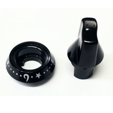 Manopola con ghiera nera