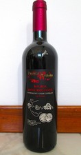 Bottiglia di vino rosso