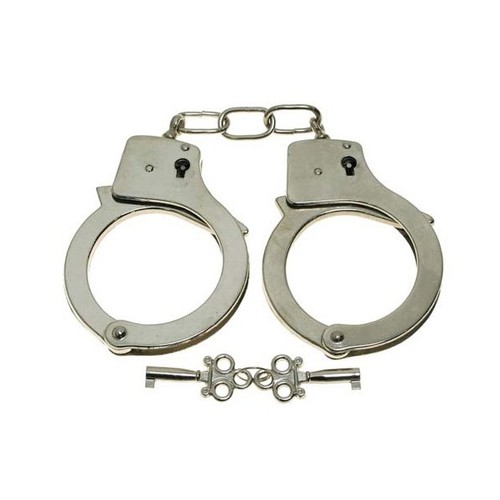 Manette cromate acciaio con - in,