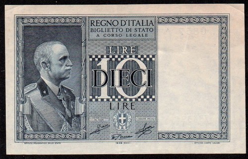 Biglietto stato dieci 10 - stato,