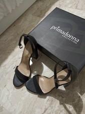  Sandali Con Cinturino In Simil Pelle Primadonna Neri