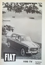 VECCHIA PUBBLICITA' FIAT 1100 TV
