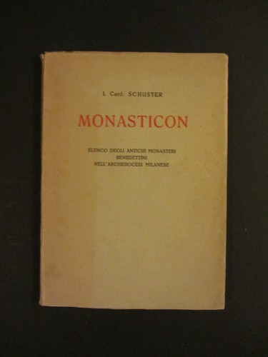 Card schuster monasticon - schuster,