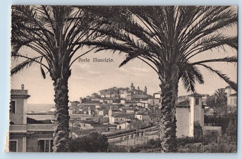 Imperia italy postcard - italy, porto